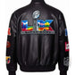 Super Bowl 2026 Black Leather Jacket
