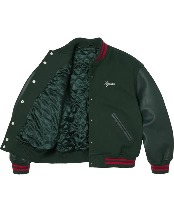 Supreme SS26 Cross Varsity Jacket