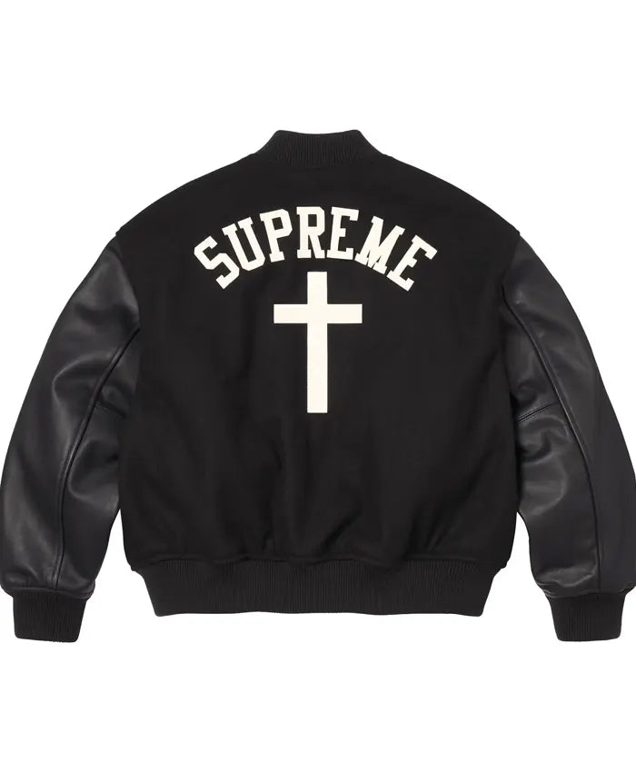 Supreme SS26 Cross Varsity Jacket