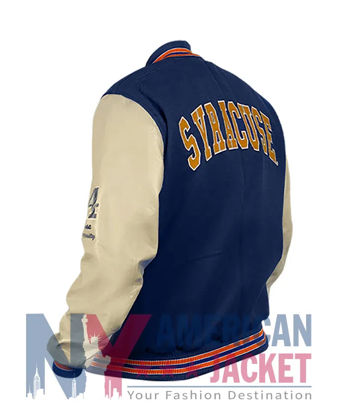 Syracuse S Letterman Varsity Jacket
