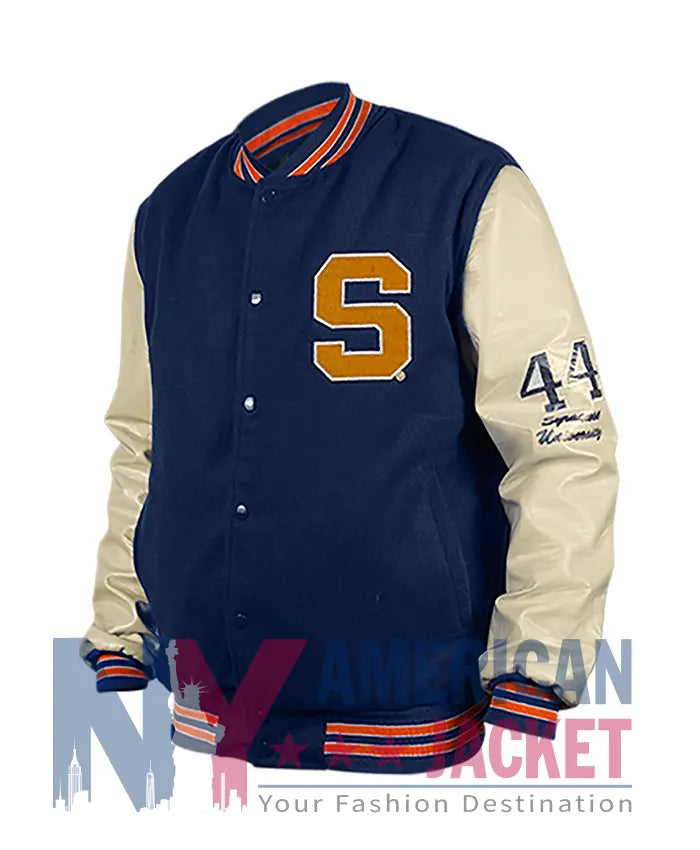 Syracuse S Letterman Varsity Jacket