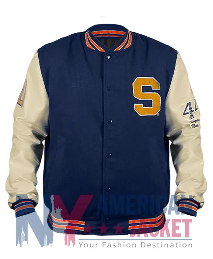 Syracuse S Letterman Varsity Jacket