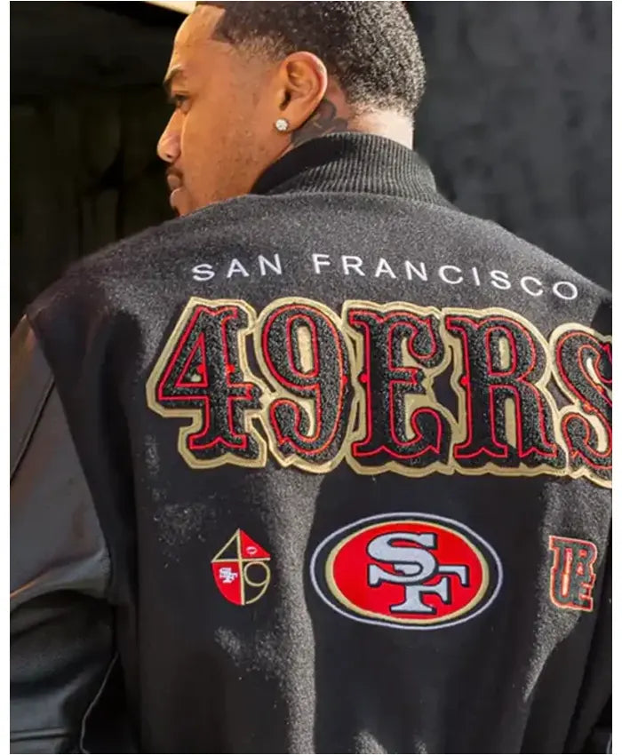 TRUE x Nike x San Francisco 49ers Destroyer Varsity Jacket