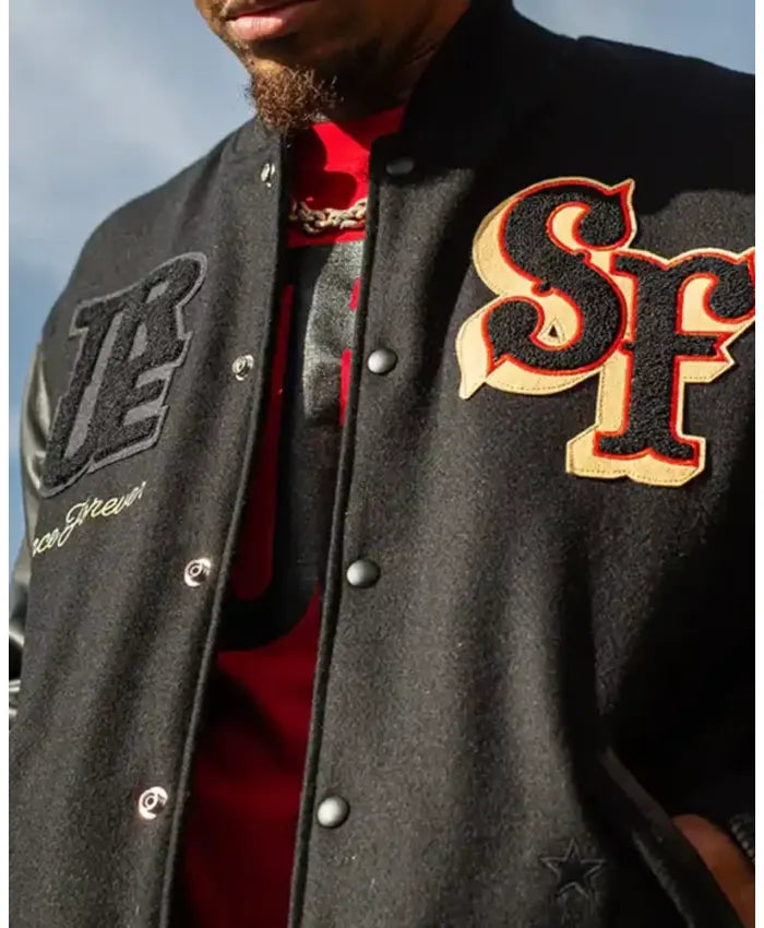 TRUE x Nike x San Francisco 49ers Destroyer Varsity Jacket