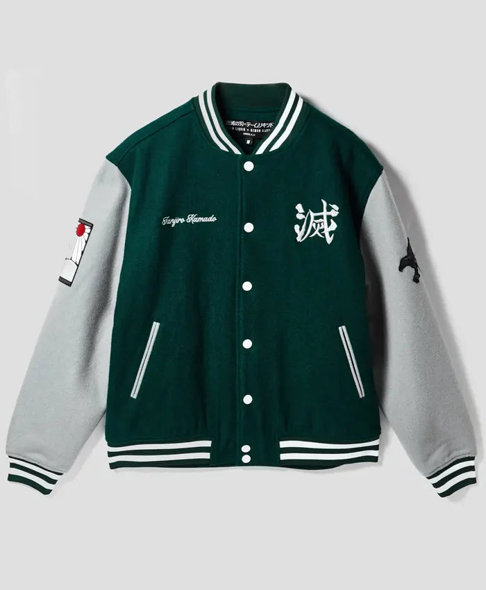 Tanjiro Wool Varsity Jacket