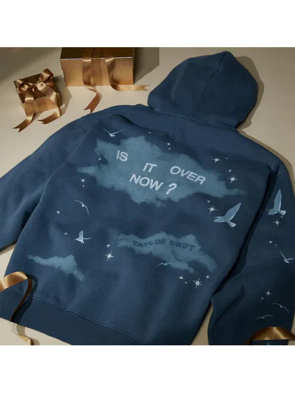 Taylor Swift 1989 Blue Zip-Up Hoodie (Recreated Edition)