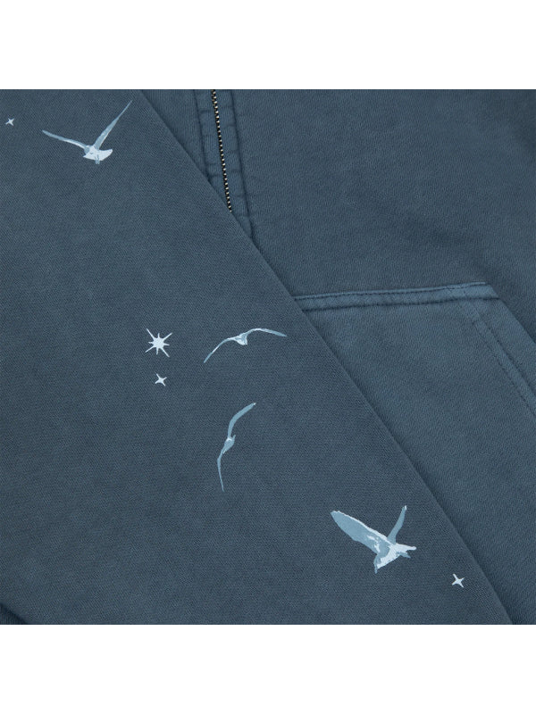 Taylor Swift 1989 Blue Zip-Up Hoodie (Recreated Edition)