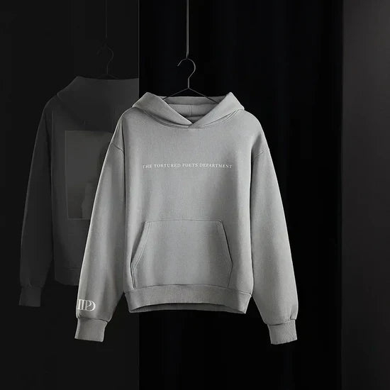 Taylor Swift "The Tortured Poets Department" Gray Hoodie – Recreated Edition