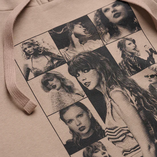 Taylor Swift "The Eras Tour" Taupe Hoodie – Recreated Edition