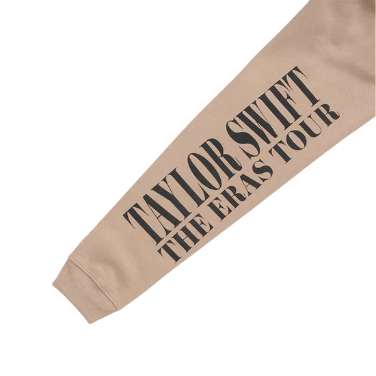 Taylor Swift "The Eras Tour" Taupe Hoodie – Recreated Edition