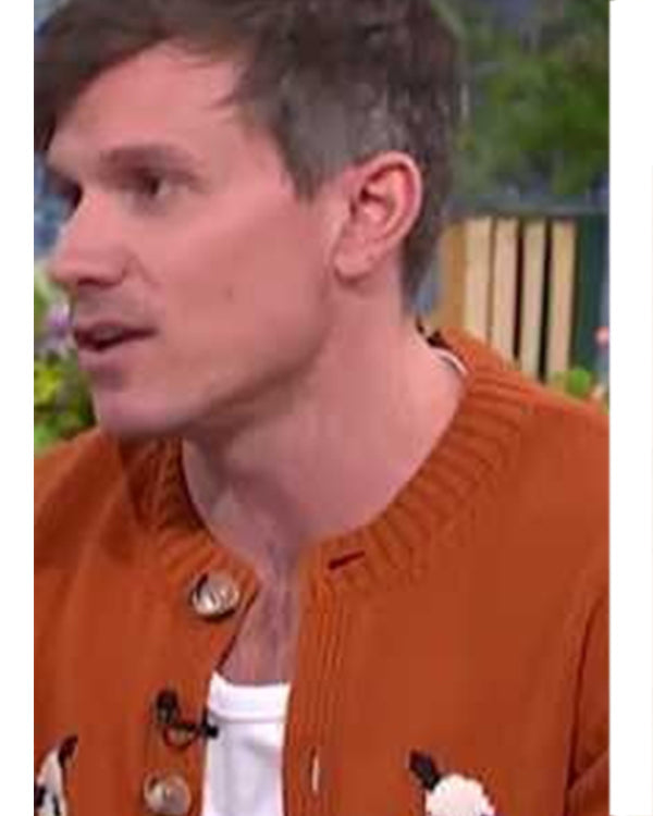 This Morning 2025 Will Best Lamb Motif Orange Cardigan – Playful Comfort Meets Everyday Style