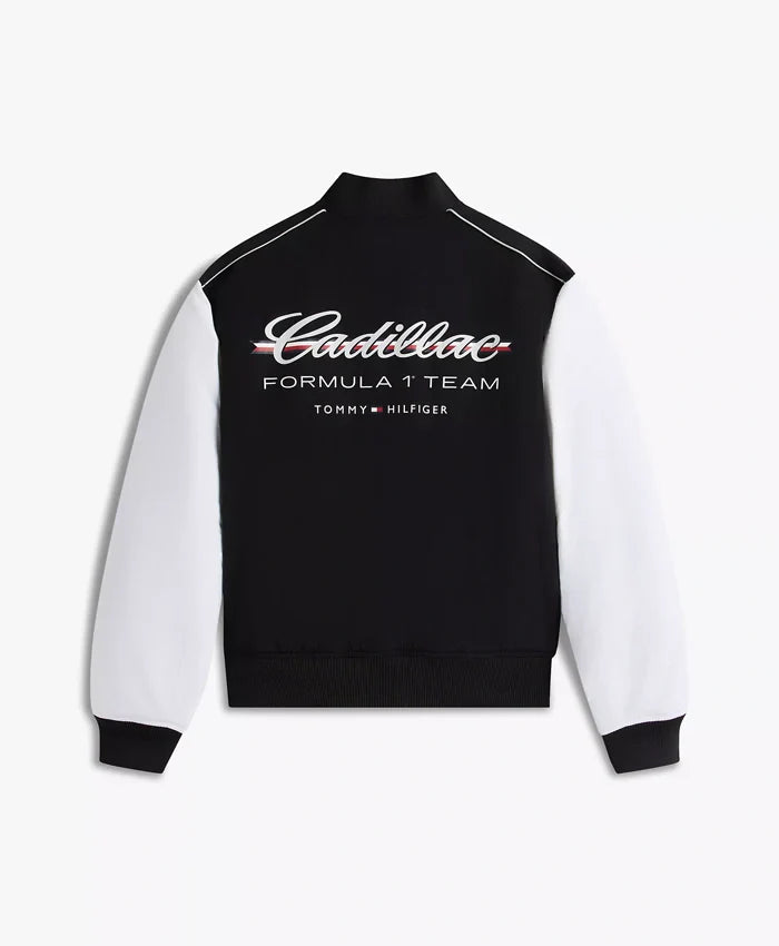 Tommy x Cadillac F1 Team Varsity Bomber Jacket