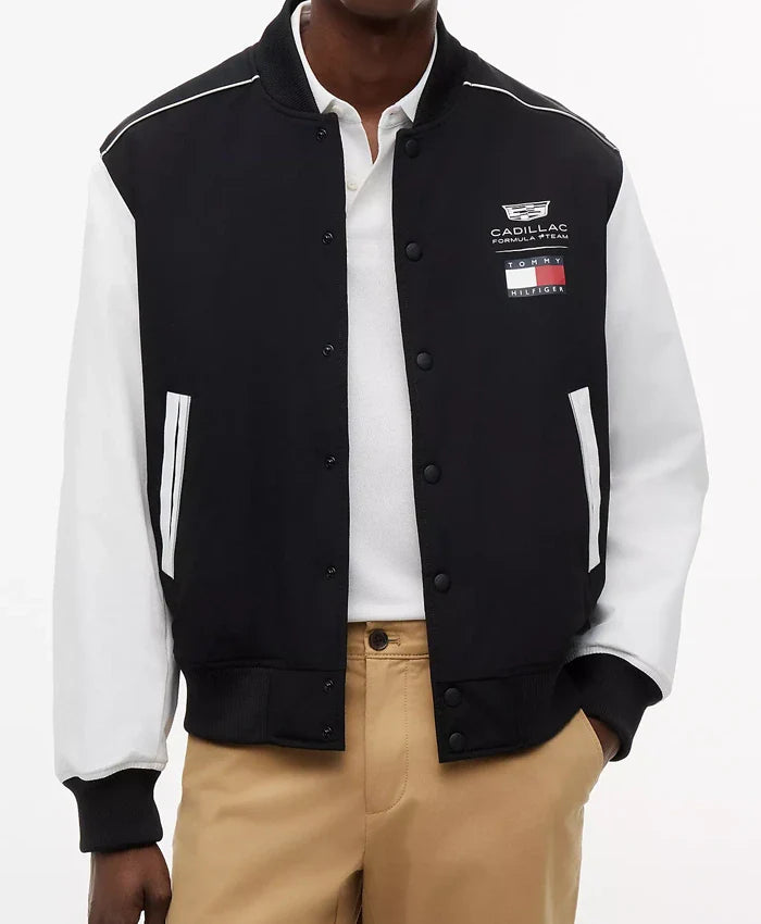 Tommy x Cadillac F1 Team Varsity Bomber Jacket