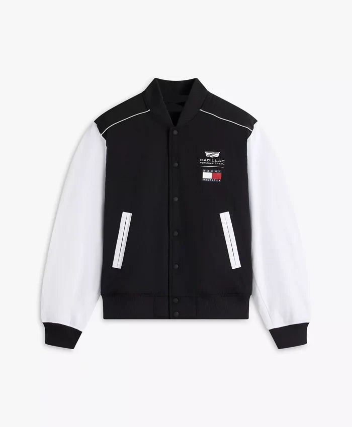 Tommy x Cadillac F1 Team Varsity Bomber Jacket
