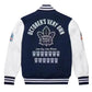 OVO Toronto Maple Leafs Varsity Jacket – Navy Blue &amp; White Recreated Edition