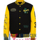 Lacoste Two-Tone Letterman Jacket