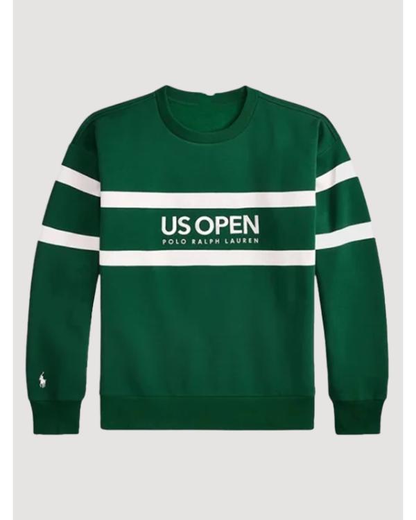 US Open 2025 Vintage Fit Green Sweatshirt – Classic Comfort Meets Tennis Heritage