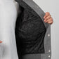Unisex Black And Grey Varsity Jacket