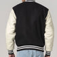 Unisex Black And White Varsity Lettermen Jacket