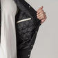 Unisex Black And White Varsity Lettermen Jacket