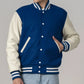 Unisex Navy Blue Varsity Lettermen Jacket