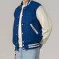 Unisex Navy Blue Varsity Lettermen Jacket