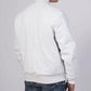 Unisex White Varsity Lettermen Bomber Jacket