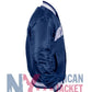 Georgetown Blue Satin Varsity Jacket