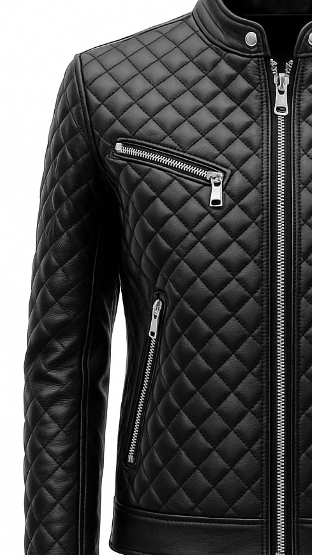 Vinnie Black Leather Jacket – Men’s Premium Black Leather Jacket