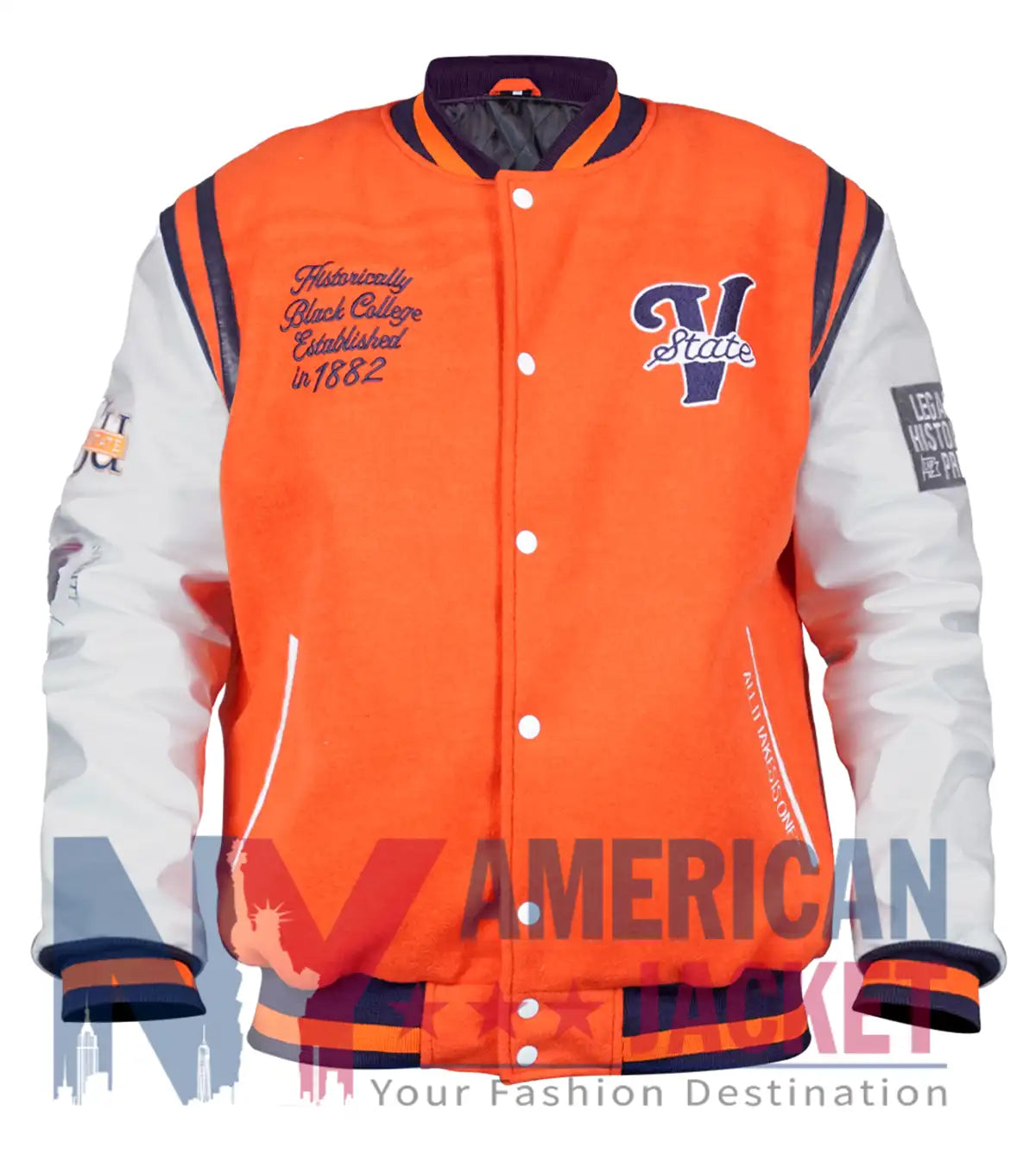 Virginia State University Motto 2.0 Varsity Jacket