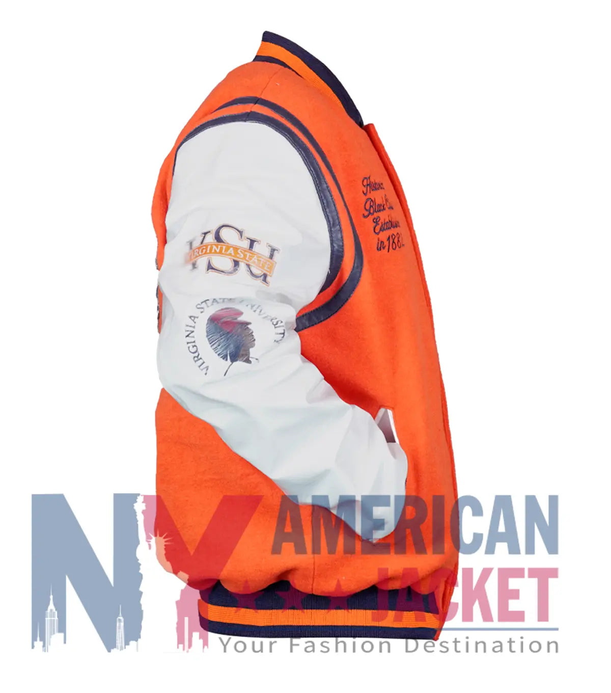 Virginia State University Motto 2.0 Varsity Jacket