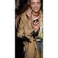 W Magazine Party 2025 Cara Delevingne Brown Coat