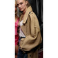 W Magazine Party 2025 Cara Delevingne Brown Coat