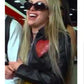 WWE Raw 2025 Gionna Daddio Red Hearts Leather Jacket — Product Description