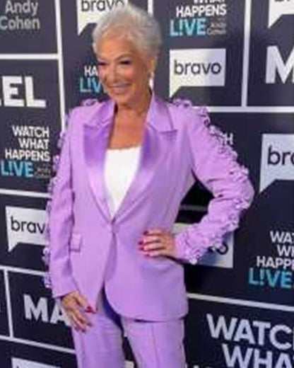 Watch What Happens Live Denise Welch Lilac Blazer