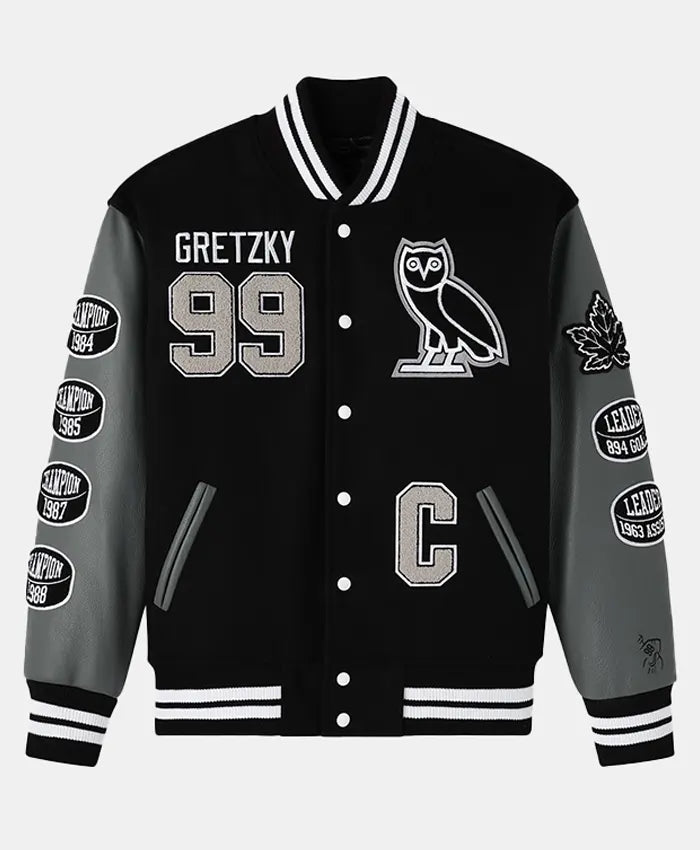 OVO Wayne Gretzky The Great One Varsity Jacket