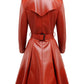 Women’s Red Leather Coat – Bold and Stylish Outerwear