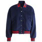 Women’s Royal Blue Tailored Fit Varsity Bomber Jacket