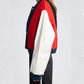 Women’s Triple Color Stylish Varsity Bomber Jacket