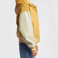 Women’s Yellow Hooded Wool Twill Varsity Jacket
