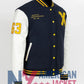Xavier Institute Black And White Letterman Varsity Jacket