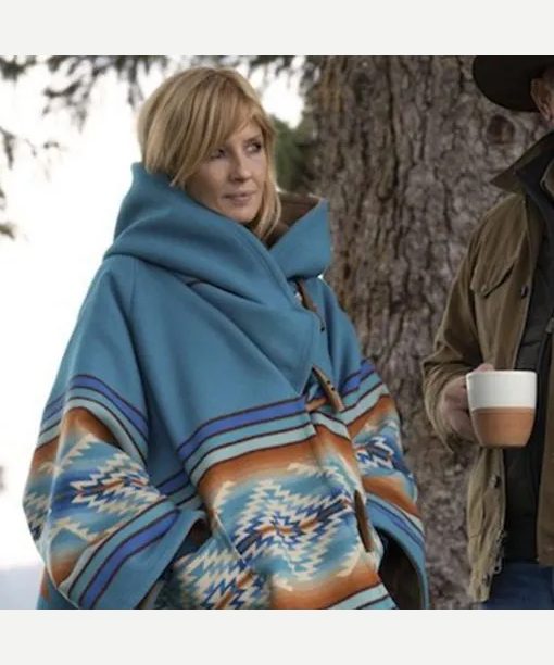 Yellowstone Season 3 Beth Dutton Blue Coat