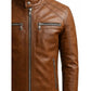 Cody Leather Brown Jacket – Men’s Premium Brown Leather Jacket