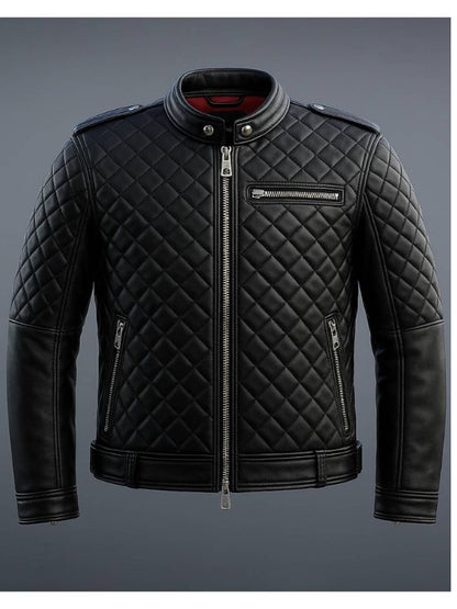 Edward Black Leather Jacket – Men’s Premium Black Leather Outerwear