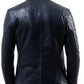 Frankie Blue Leather Jacket – Men Leather Jacket Blue