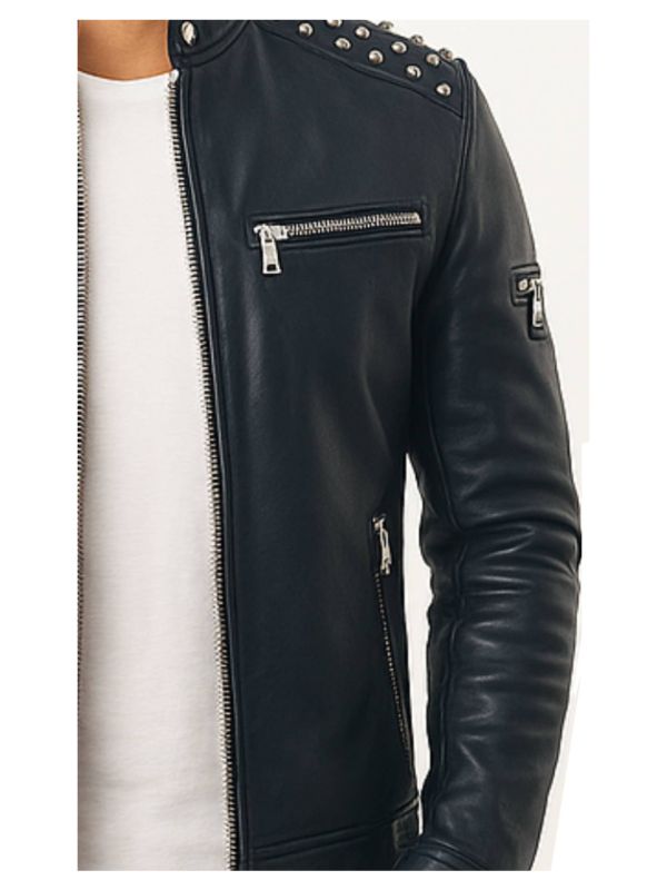 Hunter Black Leather Jacket – Men’s Premium Black Leather Jacket