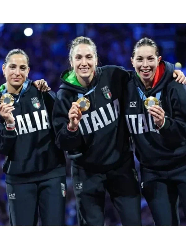 Italy Olympic Hoodie Recreated Edition