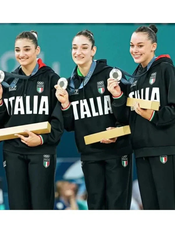 Italy Olympic Hoodie Recreated Edition