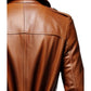 Men Vintage Tan Brown Leather Coat - Leather Long Coat