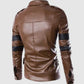 Brown Jacket With Black Stripes